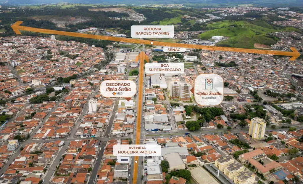 Alpha Sevilla Sorocaba - Localização